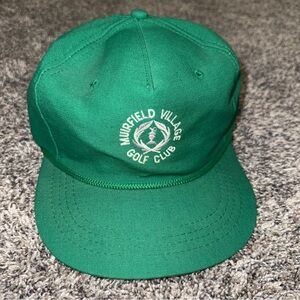 Muirfield Village Golf Club Memorial Tournament Baseball Cap Hat Rope Made USA